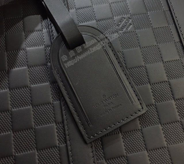 lv新款包包 路易威登Porte-Documents Voyage公事包 Damier Infini皮革 lv時尚商務男士公事包 N41146  ydh3892